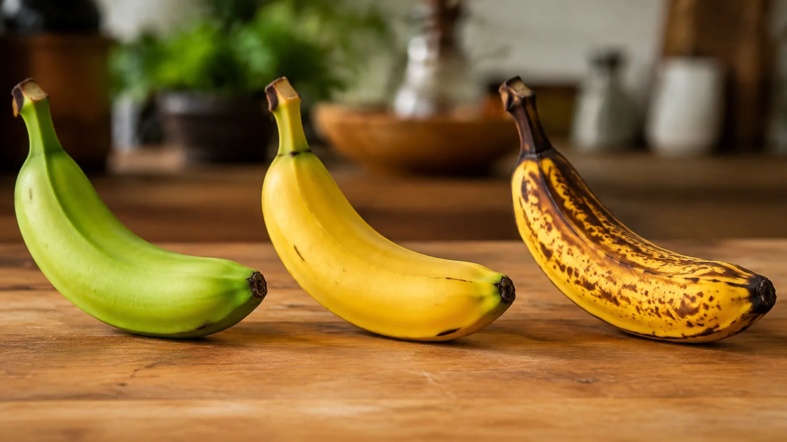 A casca muda do verde ao amarelo e ganha pintas marrons. Por dentro, a transformação...