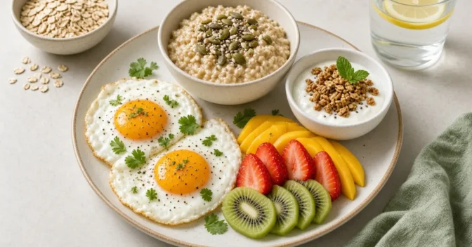 Notícias: Estudo mostra que café da manhã rico em proteína e fibra ajuda a emagrecer e melhora a saciedade e a saúde intestinal ao longo do dia