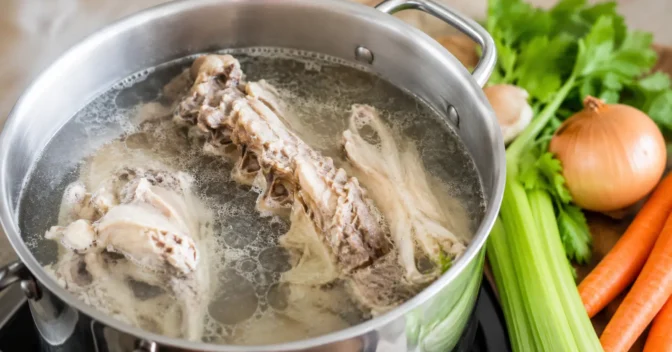 Notícias: O passo de poucos minutos antes do caldo que deixa o líquido mais claro e menos gorduroso