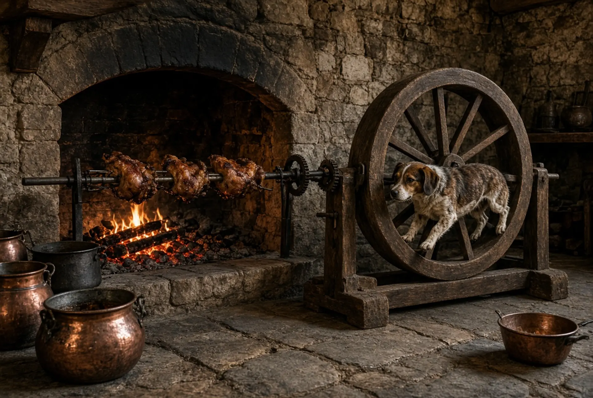 Nas grandes cozinhas de castelos e residências nobres da Europa medieval e moderna, um espeto...