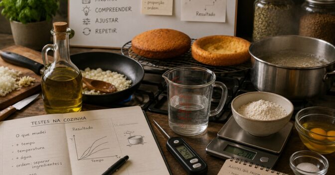 Notícias: “A cozinha é um laboratório”: o que essa frase revela sobre receitas que mudam mesmo quando os ingredientes são iguais