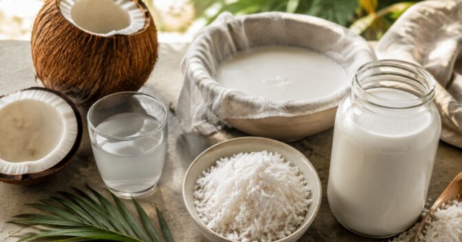 Notícias: “A água do coco não é o leite de coco”: a diferença está na polpa, na gordura e em uma extração que pode ser feita em casa