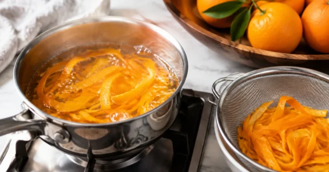 Notícias: “Ferva a casca antes de usar”: o passo que reduz o amargor sem apagar o perfume da laranja