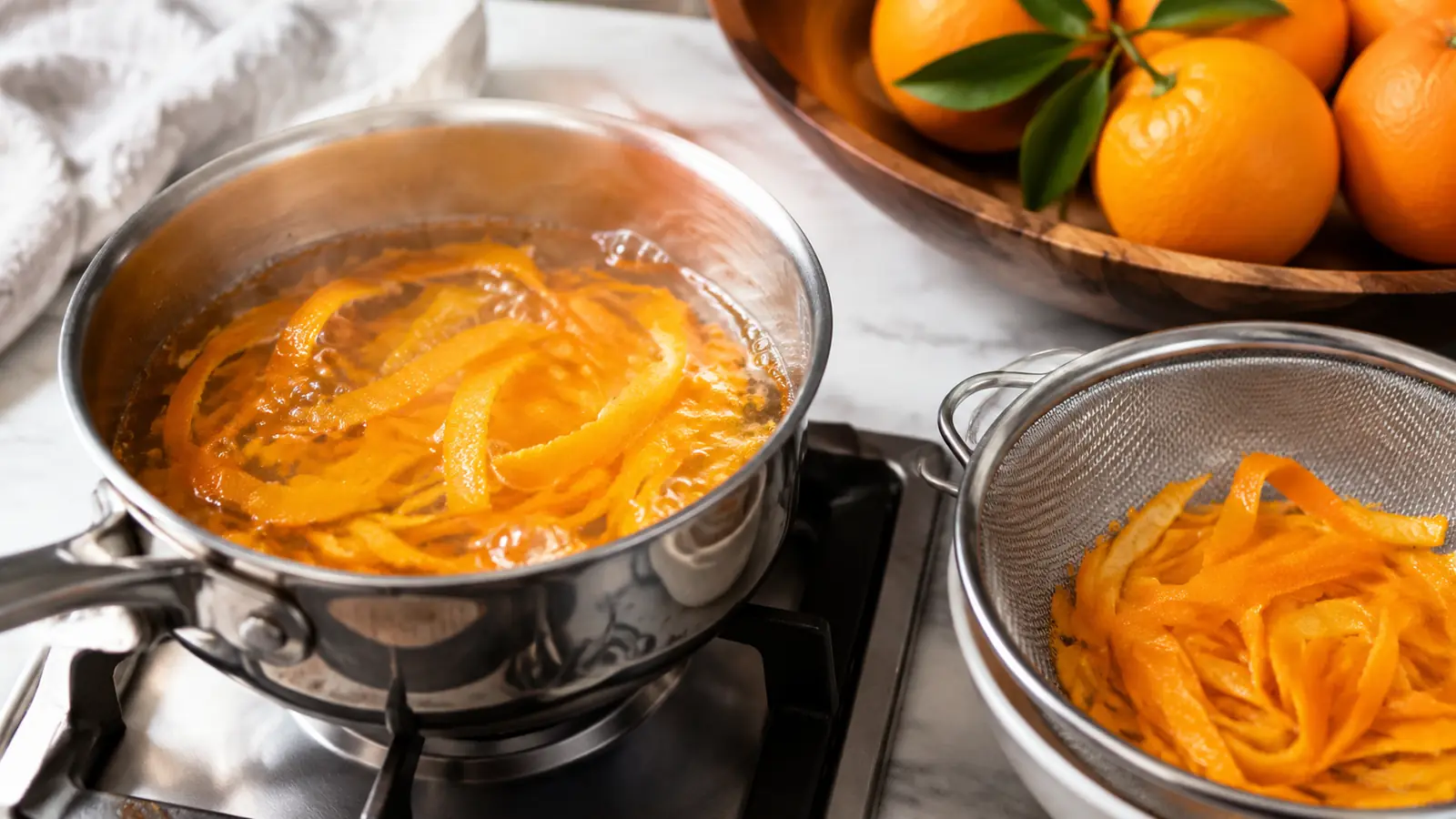 A casca de laranja reúne óleos aromáticos intensos, mas também pode trazer um amargor que...