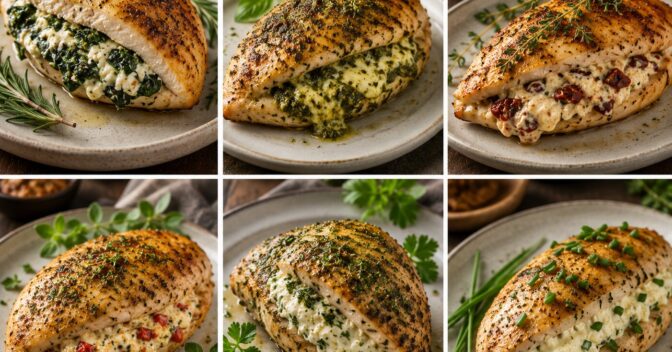 Notícias: Eu descobri que um simples peito de frango pode parecer um prato completamente diferente quando as ervas entram na receita