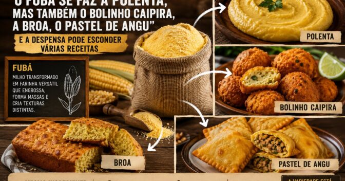 Notícias: Max Jaques: “O fubá se faz a polenta, mas também o bolinho caipira, a broa, o pastel de angu” e a despensa pode esconder várias receitas