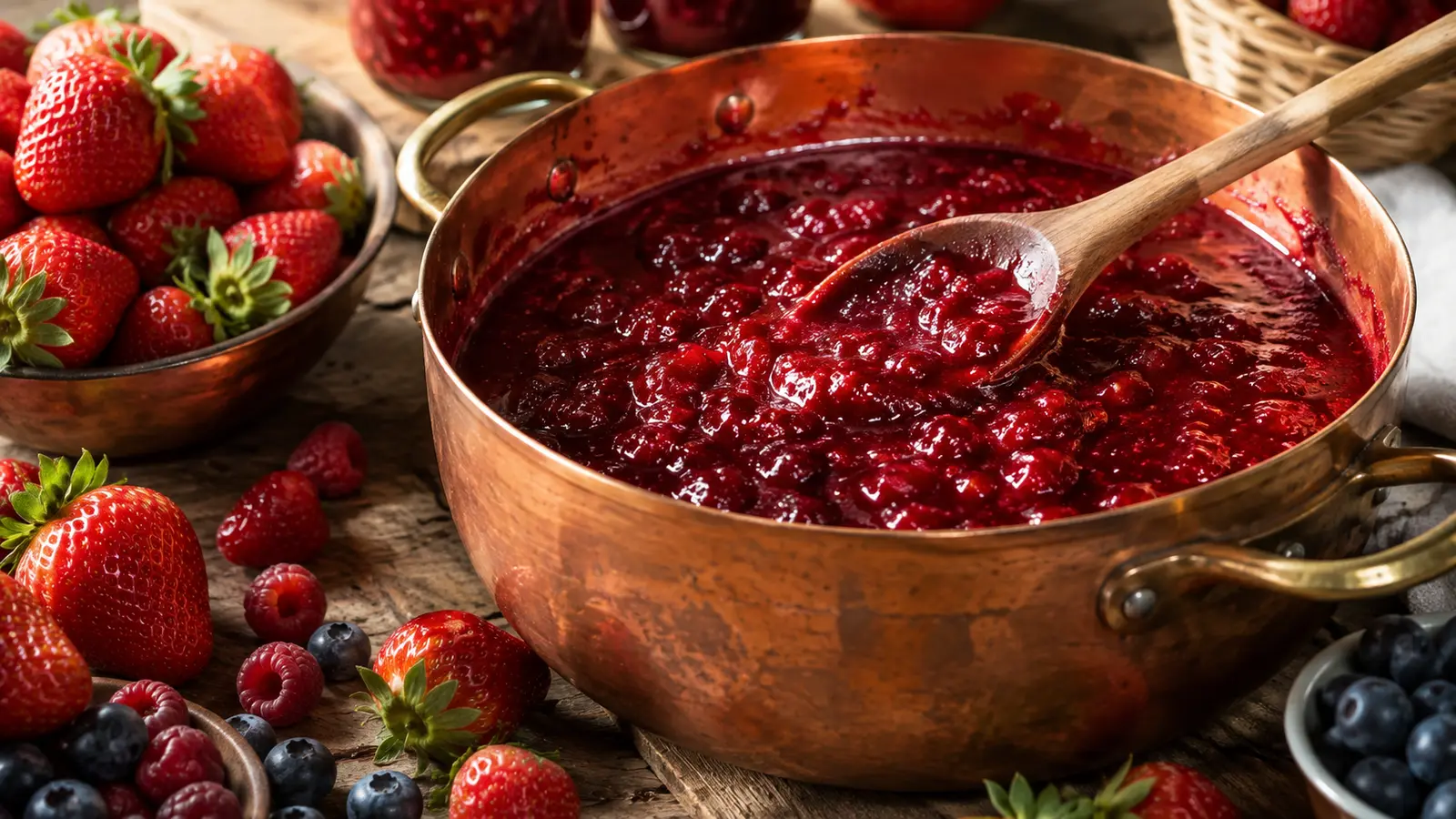 Geleia parece uma equação fixa: muita fruta, uma quantidade quase igual de açúcar e longos...