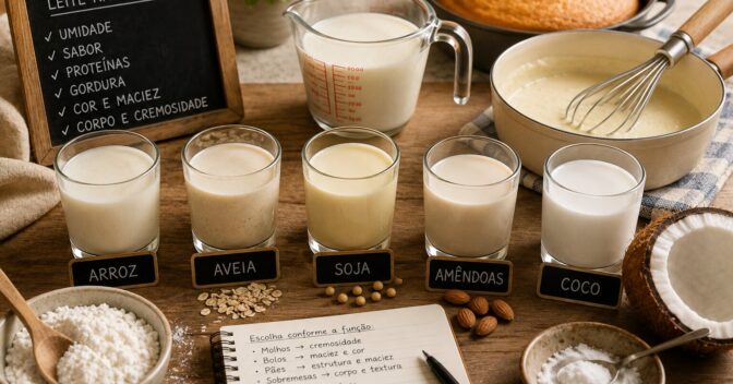 Notícias: Eu troquei o leite da receita por qualquer bebida vegetal e descobri que o sabor era apenas uma das funções que faltavam