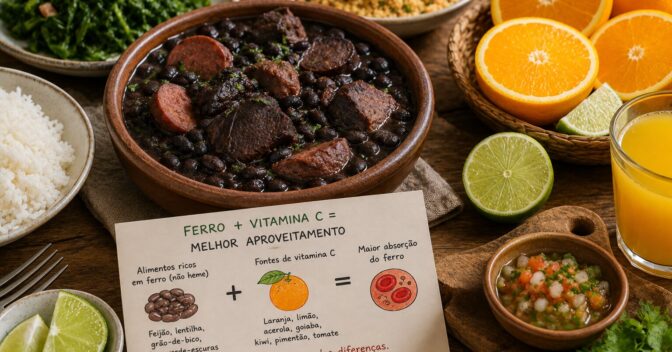 Notícias: Eu comecei a colocar limão perto do feijão e descobri que a combinação pode mudar o aproveitamento do ferro da refeição