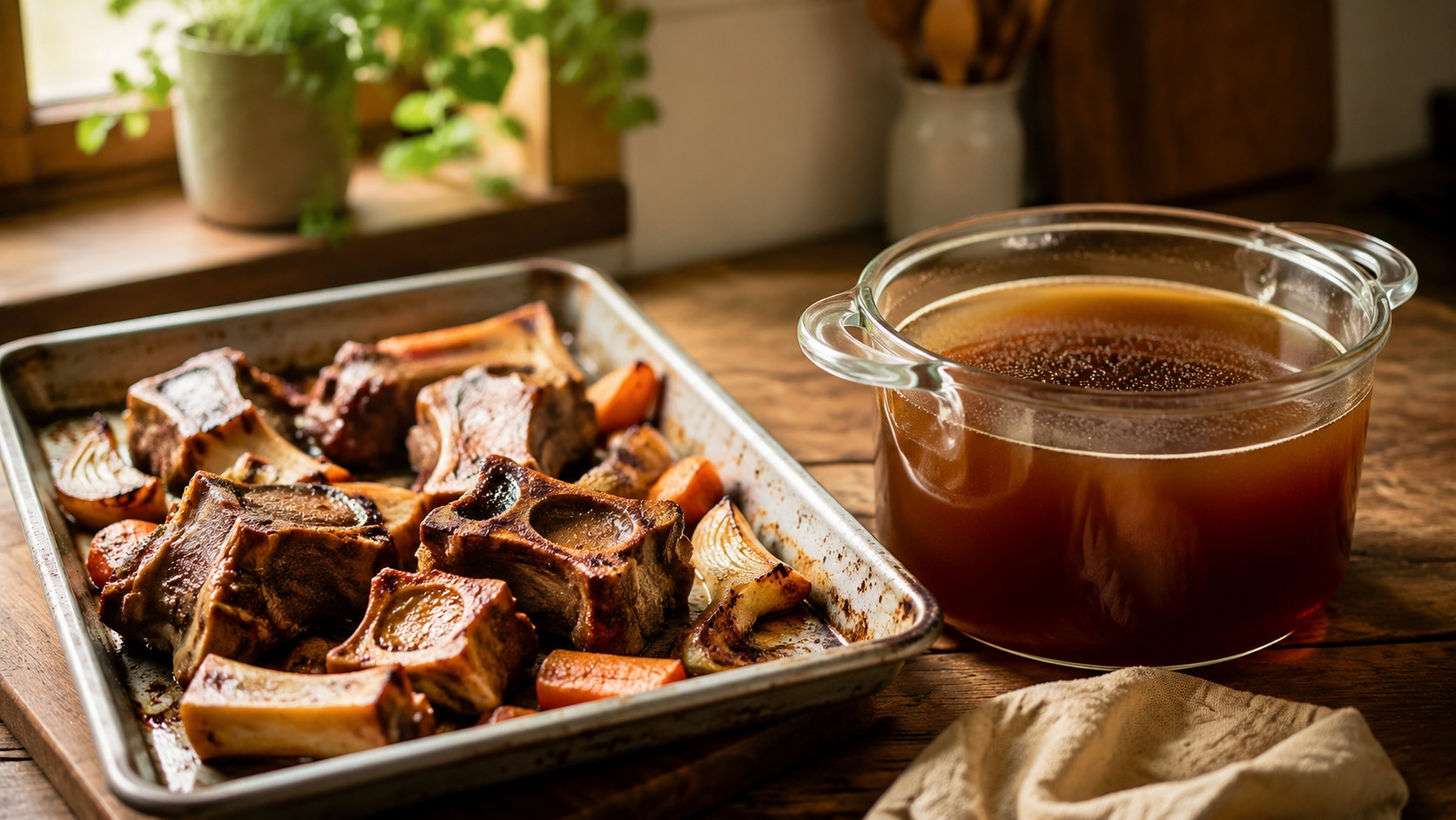 Um caldo de carne pode começar com os mesmos ingredientes e terminar com aparência e...