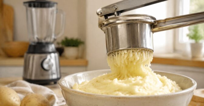 Notícias: O liquidificador não deixa todo purê mais liso: com a batata, ele pode liberar amido demais e transformar maciez em uma pasta pegajosa