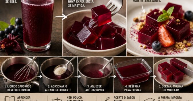 Notícias: Eu transformei um suco em algo que precisava de garfo e descobri que textura também pode mudar a maneira como um sabor é percebido