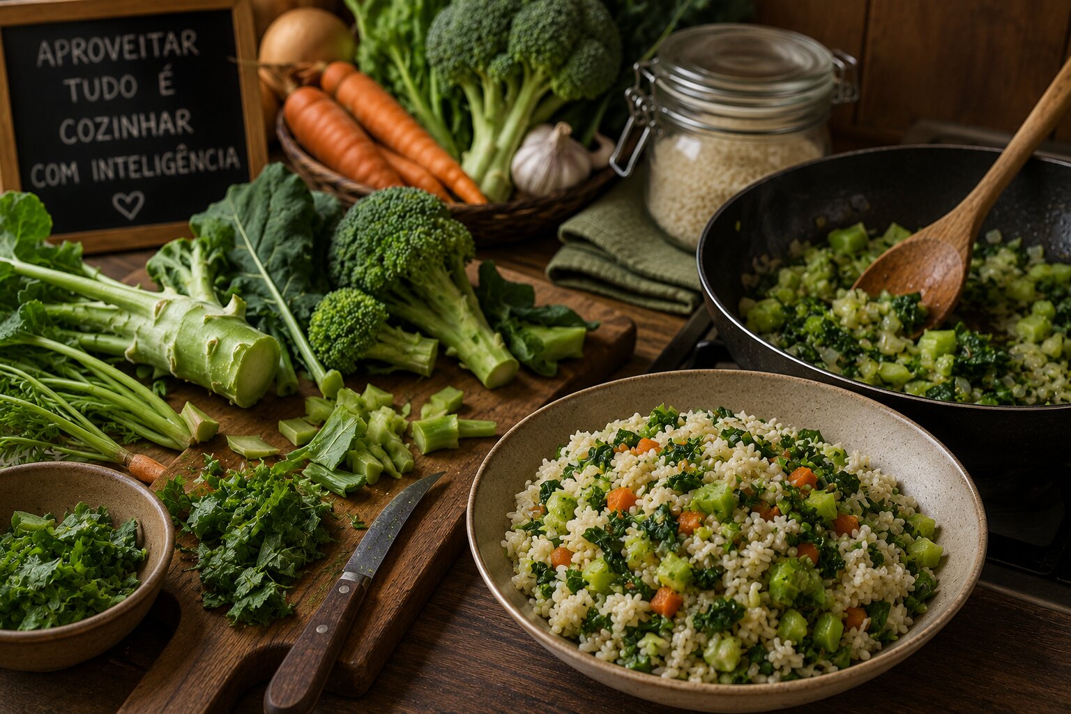 Durante muito tempo, eu preparava legumes separando aquilo que considerava alimento daquilo que chamava de...