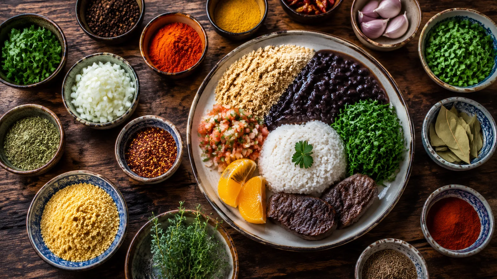 Uma pitada de canela no café, cúrcuma no arroz, pimenta na carne e ervas no...