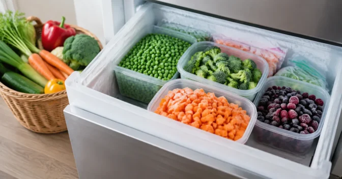 Notícias: Vegetais passam meses no congelador e preservam vitaminas em níveis comparáveis ou até maiores que os produtos vendidos como frescos