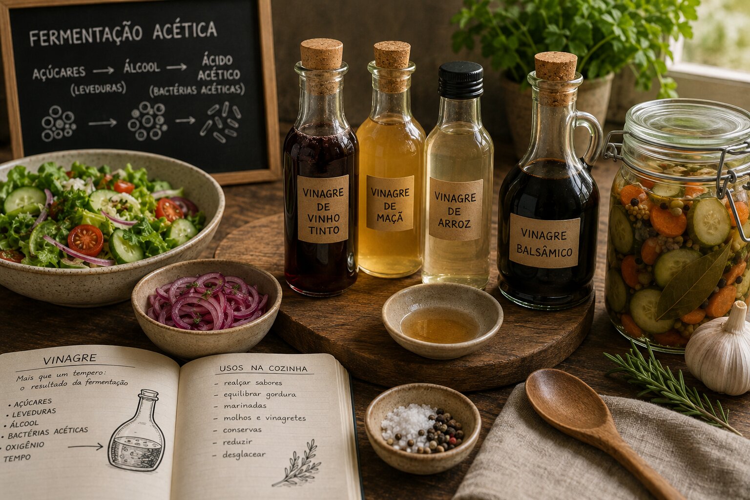 Durante muito tempo, vinagre era para mim um ingrediente simples. Eu o utilizava em saladas,...